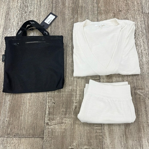 Rag & Bone The Knit Lounge Gifting Set Pale Beige XXS NWT - Picture 5 of 9